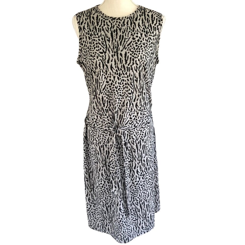 Vintage Dani Max 90s Mobwife Animal Print Sleeveless Dress Size 14M